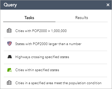 List of queries List of queries